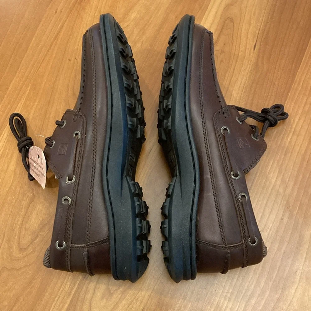 Sperry Men's Dark Brown Boat Shoes “Harpoon 2 Eye”